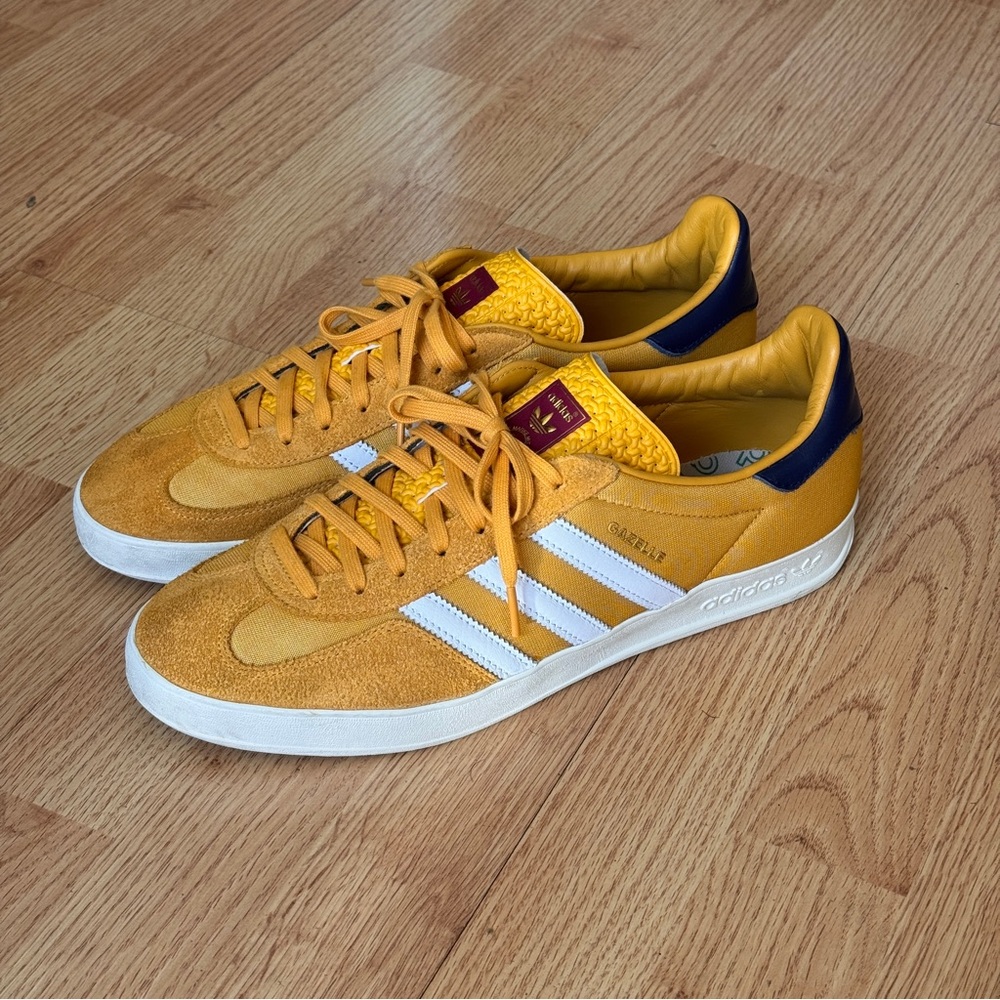 Adidas Men's Yellow Gazelle Sneakers - SZ 11.5